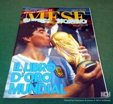 GUERIN SPORTIVO MESE Anno 2 n.7 Cifre Messico 86 Libro d'Oro Mundial Luglio 1986
