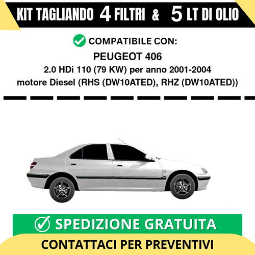 Tagliando per peugeot - tagliando,