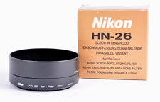 NIKON HN-26 paraluce apposito per filtro polarizzatore Nikon Old.Type Ø 62mm