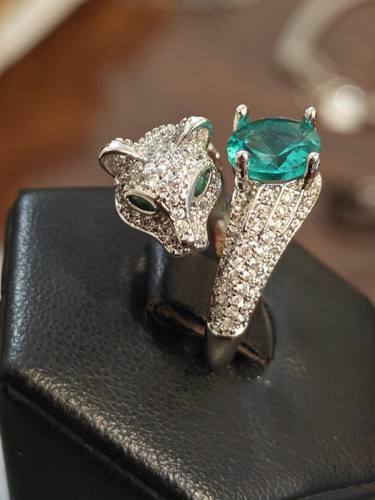 Anello pantera argento per - in,