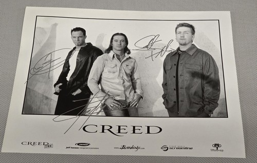 Creed autografo scott stapp - creed,