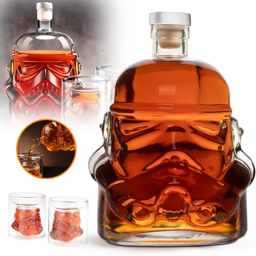 Set decanter whisky bottiglia