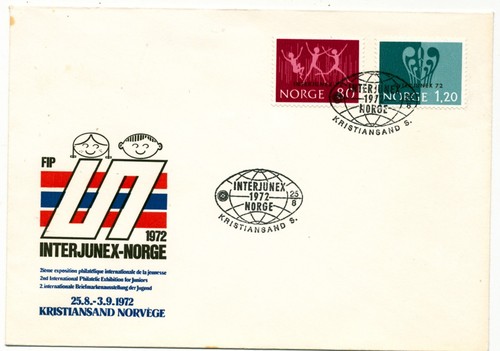 Norvegia 1972 lettera primo
