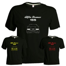Tshirt alfa 155 macchina stile