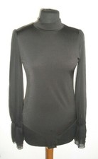 Particolare e  Maglia BLUSA  A BODY ZARA COLLECTION  CON ORGANZA Tg. M