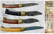 COLTELLI ARTIGIANALI 'TIPO ARBURESA SARDO' PIEGHEVOLI IN ACCIAIO INOX, e altri