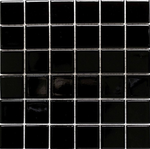 Mosaico ceramica nero - mosaico, in