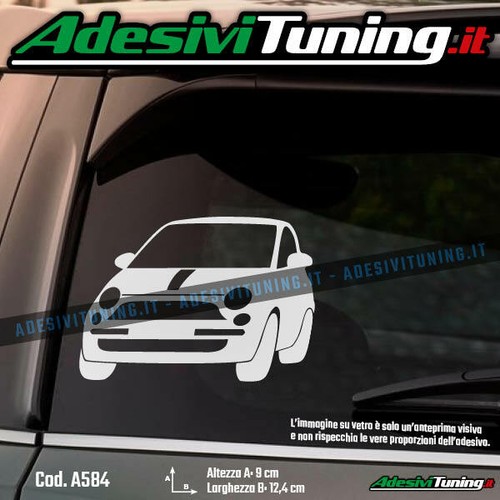 Adesivo frontale fiat - frontale,