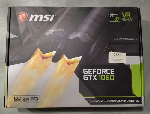 Msi gtx 1060 3gb solo - 3gb,