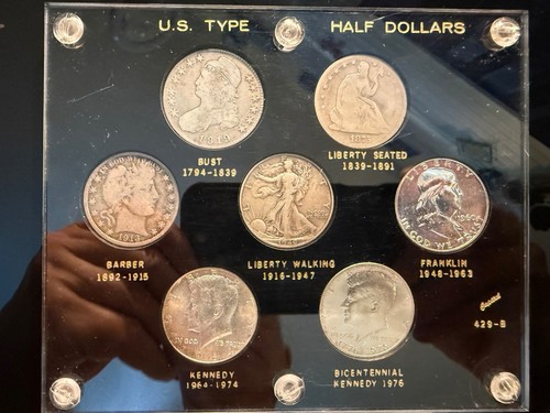 Mezzi dollari tipo usa 1819 - mezzi,