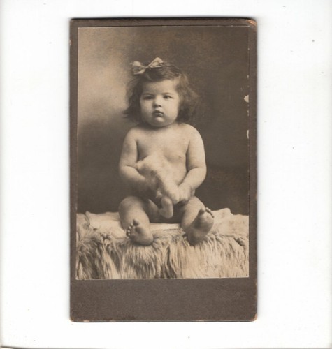 Foto cdv carina bambina anni - cdv,