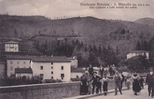 SAN MARCELLO - Montagna Pistoiese Ville Collarini,Lotti dal ponte 1913 Cartolina