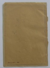 Remo BRINDISI (Roma 1918 – Lido di Spina 1996) Disegno opera storica anno 1944