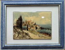 Tavola Litografia Sotto Resina