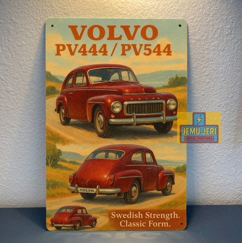 Poster metallo per auto - in,