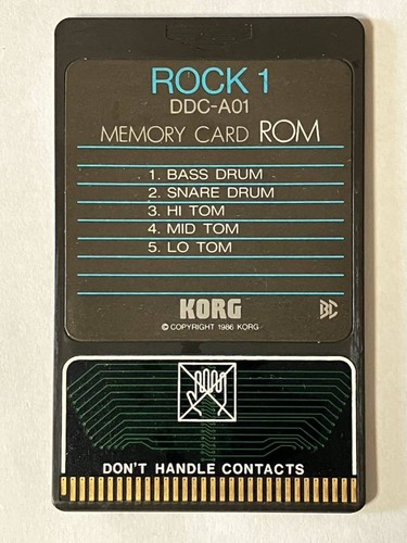 Scheda rom korg ddc - rom, rock