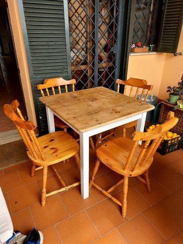 Tavolo cucina legno con - tavolo,