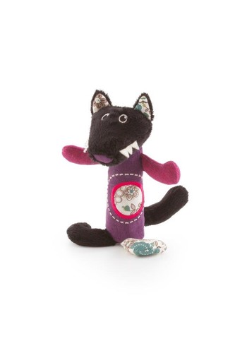 Peluche trudi squeaker lupo - squeaker,