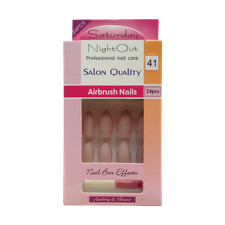 Unghie finte stiletto rosa