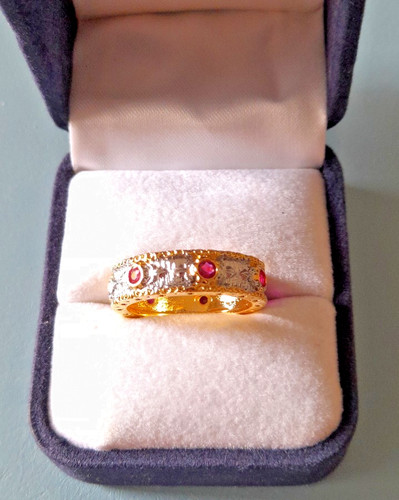 Anello eternity oro argento