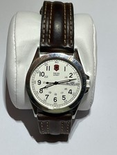 Orologio Swiss Army Acciaio Inox Victorinox 32mm Impermeabile 100M Pelle