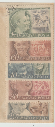 Ungheria scott 896 900 - #896-900, usato