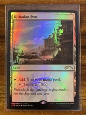 MTG✨RISHADAN PORT FOIL Judge Gift Promo✨DCI MINT RARO Land 2015 Ro Art NON GIOCATO