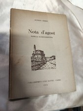LIBRI Nota D'agost Novella