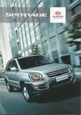 MB199. “KIA SPORTAGE 2a SERIE”– 8 page BROCHURE DEPLIANT PROSPEKT Published 2005