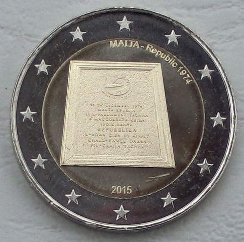 Moneta commemorativa malta - commemorativa,