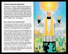 Beato CLEMENTE MARCHISIO - CON RELIQUIA - 70 X 115 - Frate M.  Cappuccino