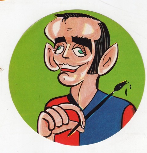 Adesivo caricatura anni - anni, '70