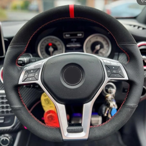 Coprivolante pelle effetto