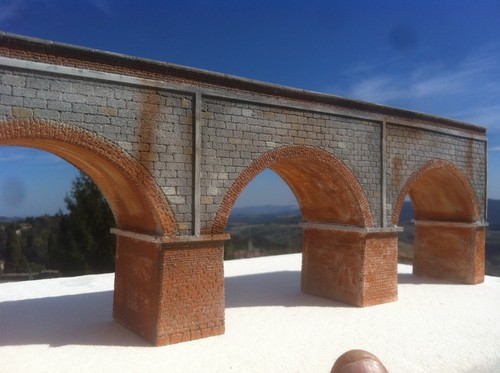 Ponte ferroviario per plastico - ponte,
