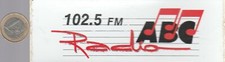 Décalcomanie  Radio ABC 102.5