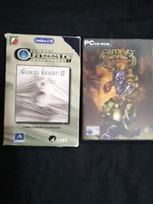 Lotto PC Gabriel Knight II e Simon The Sorcerer 3D Italiano Come Nuovi