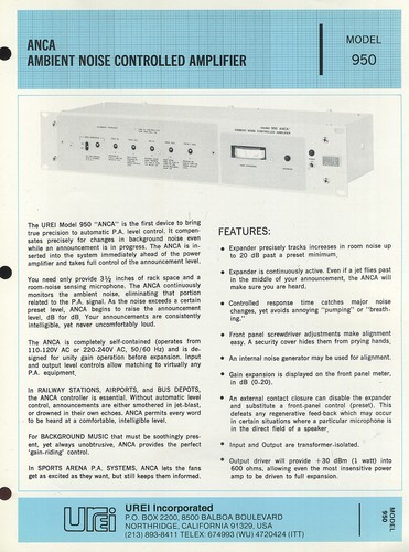 Amplificatore vintage urei 950 - vintage,