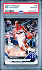 PSA 10 Tre Johnson RC 2025-26