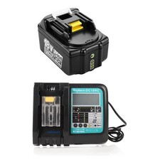 BL1850B Batteria E Caricabatterie 18V 5Ah Di Ricambio per Batterie Makita Con Ca