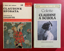 COLETTE Lotto 2 Libri CLAUDINE