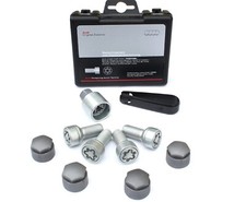 BULLONI ANTIFURTO DADI X CERCHI IN LEGA AUDI ACCESSORIO ORIGINALE NEW 82A071455