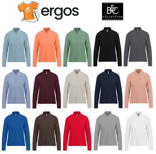 Polo donna maglia - b&c, da