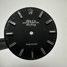 Rolex Air King Matte 5500 black dial used missing feets vintage
