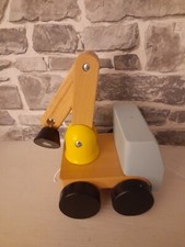 Camion-gru in legno magnetico