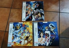 Casshan OAV Laser Disc Vol. 1,2,3  with OBI Kyashan Il Mito Anime LD
