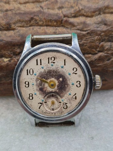 Soviet wristwatch vostok - soviet,