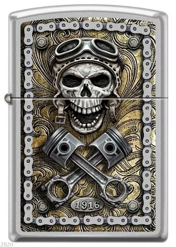 Zippo motorskull by - ★, rick