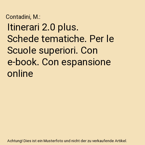 Itinerari plus schede - itinerari, plus.