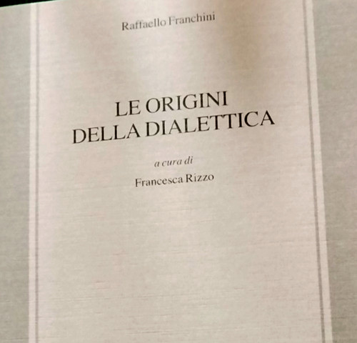 Origini della dialettica - origini,