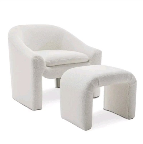 Sedia teddy boucle tessuto - sedia,